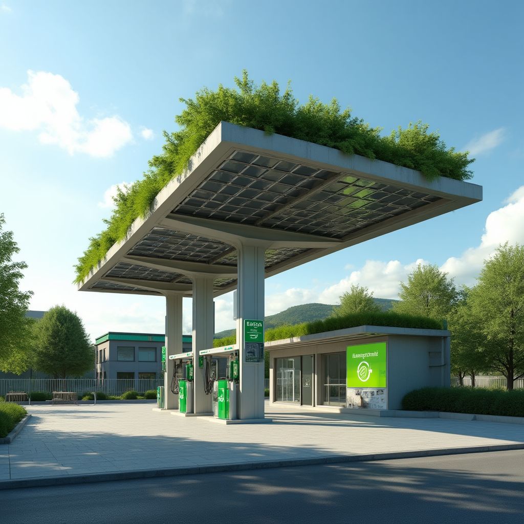 Estación eco-amigable YPF
